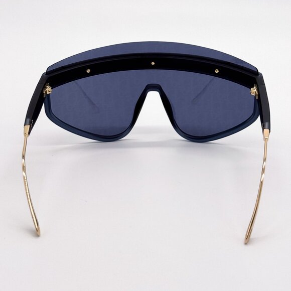 NEW DIOR SUNGLASSES DIORCLUB M2U 31B8 SHIELD GOLD/BLUE UNISEX EYEWEAR DIOR main image 6